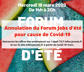 [ANNULATION] Forum Jobs 2020