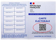 Un QR Code sur votre carte d'électeur ?