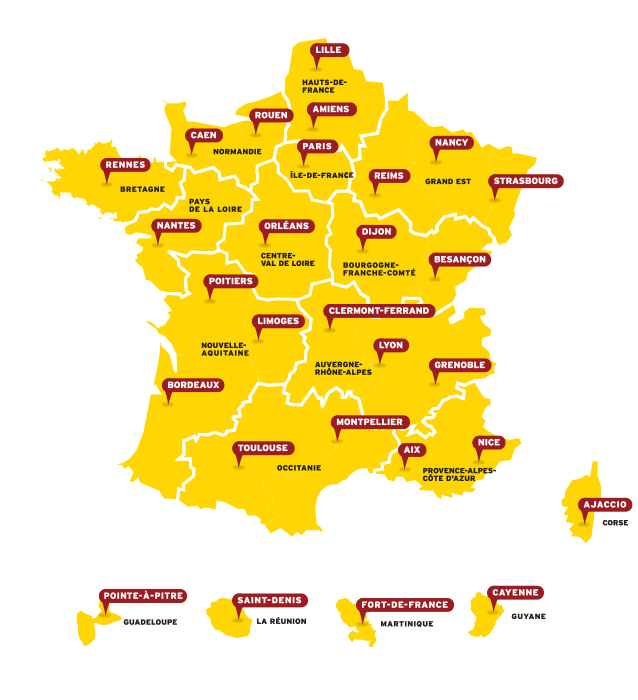 Enseignement supérieur : cartographie des journées portes ouvertes en France !