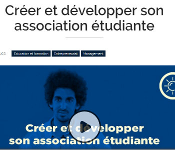 MOOC : créer et développer son asso étudiante