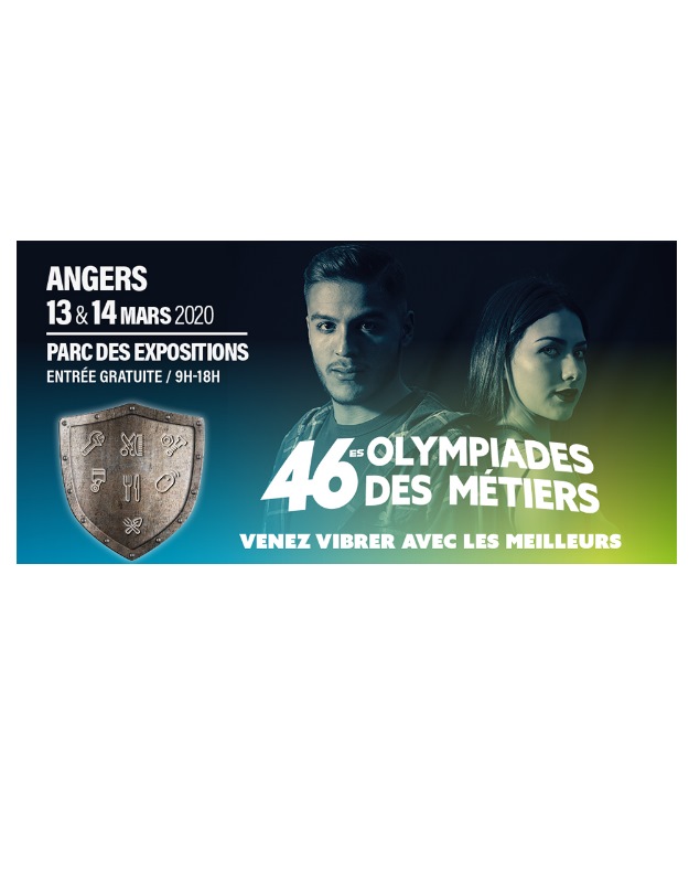 Les Olympiades des Métiers à Angers les 13 et 14 mars 2020 : maintenues, mais fermées au public en raison du coronavirus