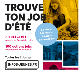 Décrochez un job d’été avec le réseau Information Jeunesse des Pays de la Loire !