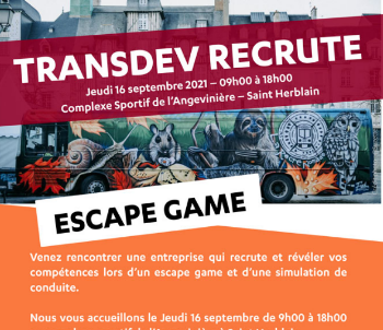 Transdev recrute par Escape game et simulation de conduite